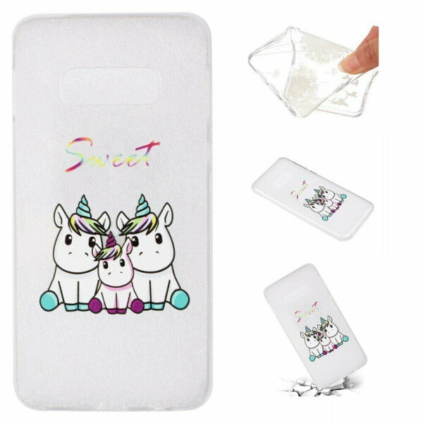 Силиконовый (TPU) чехол Deexe Pretty Glossy для Samsung Galaxy S10e (G970) - Three Unicorns
Силиконовый (TPU) чехол Deexe Pretty Glossy для Samsung Galaxy S10e (G970) - Three Unicorns