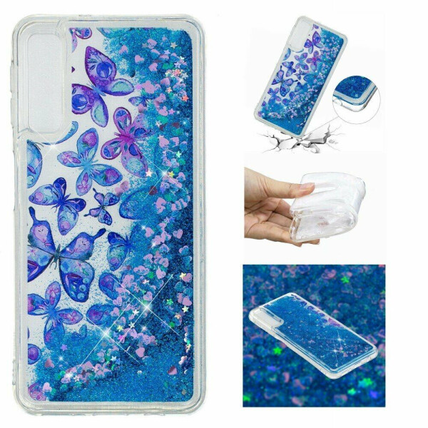Силиконовый (TPU) чехол Deexe Liquid Glitter для Samsung Galaxy A7 2018 (A750) - Blue Butterflies
Силиконовый (TPU) чехол Deexe Liquid Glitter для Samsung Galaxy A7 2018 (A750) - Blue Butterflies