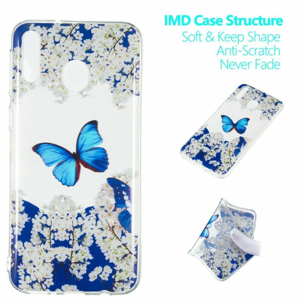 Силиконовый (TPU) чехол Deexe Pretty Glossy для Samsung Galaxy M20 (M205) - Butterfly and White Flowers
Силиконовый (TPU) чехол Deexe Pretty Glossy для Samsung Galaxy M20 (M205) - Butterfly and White Flowers