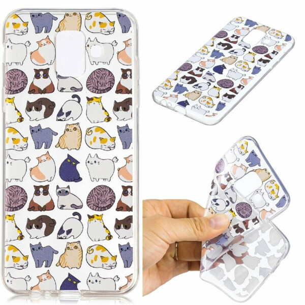 Силиконовый (TPU) чехол Deexe Pretty Glossy для Samsung Galaxy A6 2018 (A600) - Cat Pattern
Силиконовый (TPU) чехол Deexe Pretty Glossy для Samsung Galaxy A6 2018 (A600) - Cat Pattern