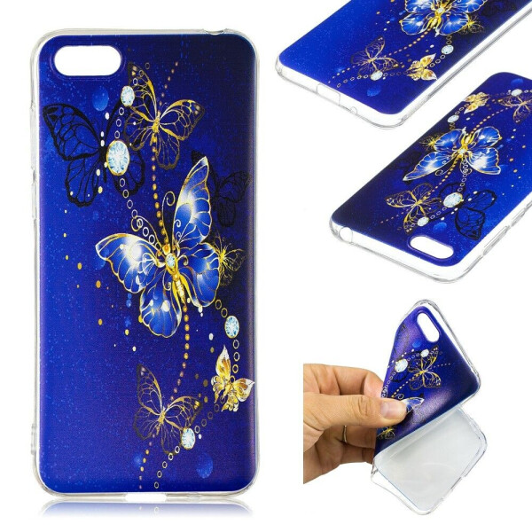 Силиконовый (TPU) чехол Deexe Pretty Glossy для Huawei Y5 2018 / Y5 Prime 2018 / Honor 7A - Blue Butterfly
Силиконовый (TPU) чехол Deexe Pretty Glossy для Huawei Y5 2018 / Y5 Prime 2018 / Honor 7A - Blue Butterfly