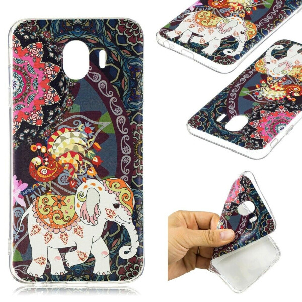 Силиконовый (TPU) чехол Deexe Pretty Glossy для Samsung Galaxy J4 2018 (J400) - Flower and Elephant
Силиконовый (TPU) чехол Deexe Pretty Glossy для Samsung Galaxy J4 2018 (J400) - Flower and Elephant
