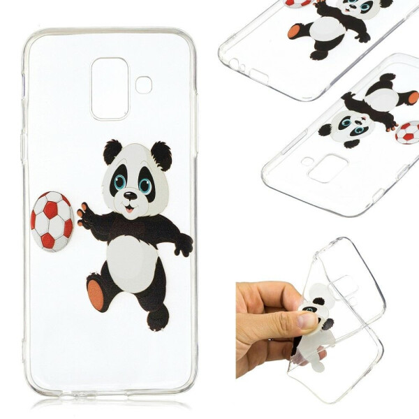 Силиконовый (TPU) чехол Deexe Pretty Glossy для Samsung Galaxy A6 2018 (A600) - Panda Playing Football
Силиконовый (TPU) чехол Deexe Pretty Glossy для Samsung Galaxy A6 2018 (A600) - Panda Playing Football