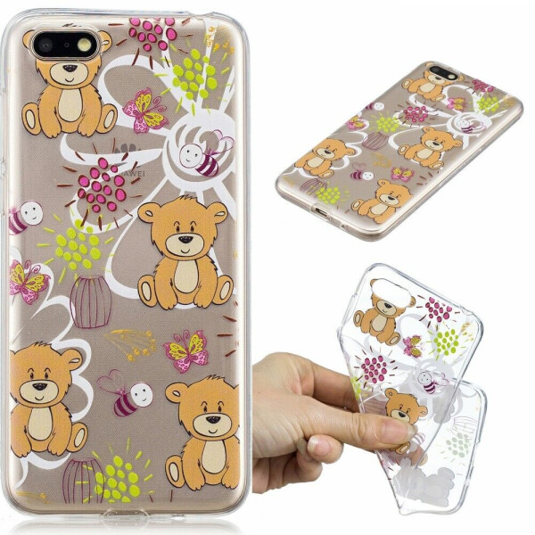 Силиконовый (TPU) чехол Deexe Pretty Glossy для Huawei Y5 2018 / Y5 Prime 2018 / Honor 7A - Brown Bears 
Силиконовый (TPU) чехол Deexe Pretty Glossy для Huawei Y5 2018 / Y5 Prime 2018 / Honor 7A - Brown Bears