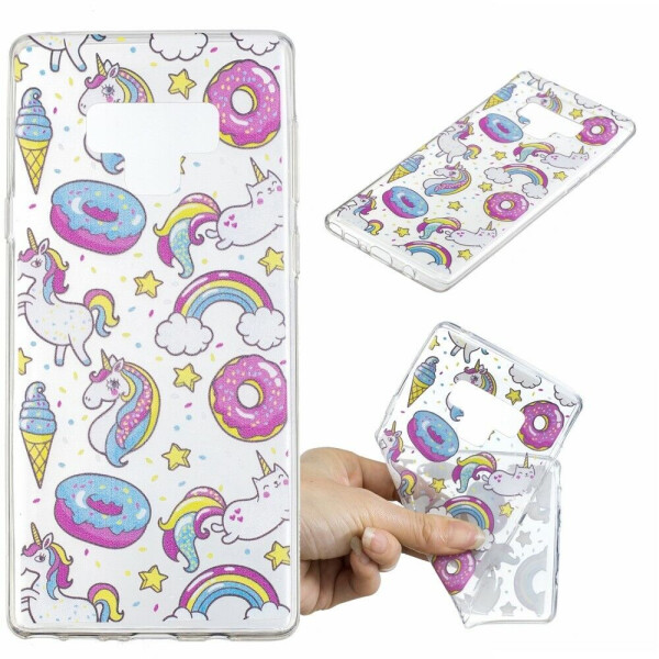 Силиконовый (TPU) чехол Deexe Pretty Glossy для Samsung Galaxy Note 9 (N960) - Doughnuts and Unicorns
Силиконовый (TPU) чехол Deexe Pretty Glossy для Samsung Galaxy Note 9 (N960) - Doughnuts and Unicorns