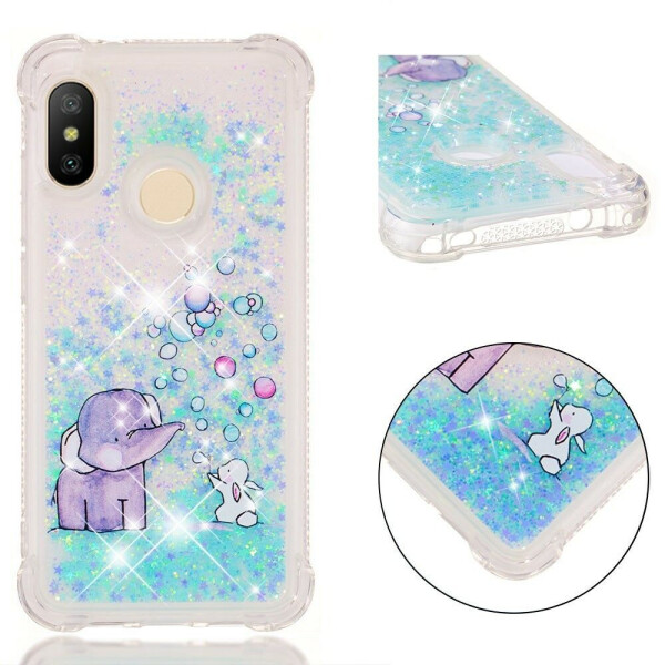 Силиконовый (TPU) чехол Deexe Liquid Glitter для Xiaomi Redmi 6 Pro / Mi A2 Lite - Elephant
Силиконовый (TPU) чехол Deexe Liquid Glitter для Xiaomi Redmi 6 Pro / Mi A2 Lite - Elephant
