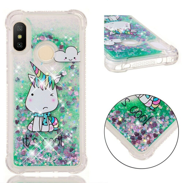 Силиконовый (TPU) чехол Deexe Liquid Glitter для Xiaomi Redmi 6 Pro / Mi A2 Lite - Unicorn
Силиконовый (TPU) чехол Deexe Liquid Glitter для Xiaomi Redmi 6 Pro / Mi A2 Lite - Unicorn