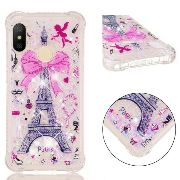 Силиконовый (TPU) чехол Deexe Liquid Glitter для Xiaomi Redmi 6 Pro / Mi A2 Lite - Eiffel Tower
Силиконовый (TPU) чехол Deexe Liquid Glitter для Xiaomi Redmi 6 Pro / Mi A2 Lite - Eiffel Tower