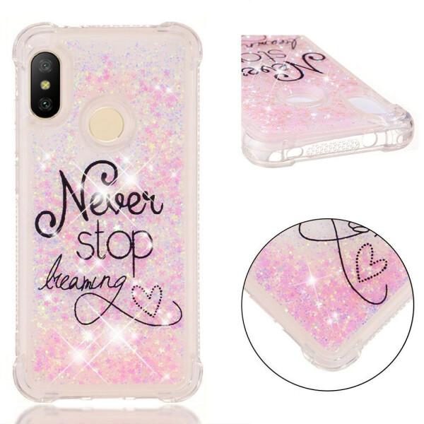 Силиконовый (TPU) чехол Deexe Liquid Glitter для Xiaomi Redmi 6 Pro / Mi A2 Lite - Never Stop Dreaming
Силиконовый (TPU) чехол Deexe Liquid Glitter для Xiaomi Redmi 6 Pro / Mi A2 Lite - Never Stop Dreaming
