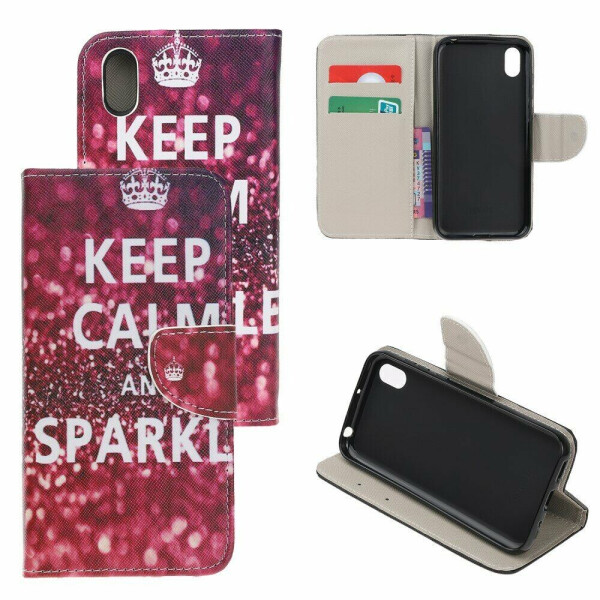 Чехол-книжка Deexe Color Wallet для Huawei Y5 (2019) / Honor 8S / Honor 8S Prime - Quote Keep Calm and Sparkle
Чехол-книжка Deexe Color Wallet для Huawei Y5 (2019) / Honor 8S / Honor 8S Prime - Quote Keep Calm and Sparkle