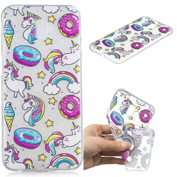 Силиконовый (TPU) чехол Deexe Pretty Glossy для Samsung Galaxy J6+ (J610) - Doughnuts and Unicorns
Силиконовый (TPU) чехол Deexe Pretty Glossy для Samsung Galaxy J6+ (J610) - Doughnuts and Unicorns