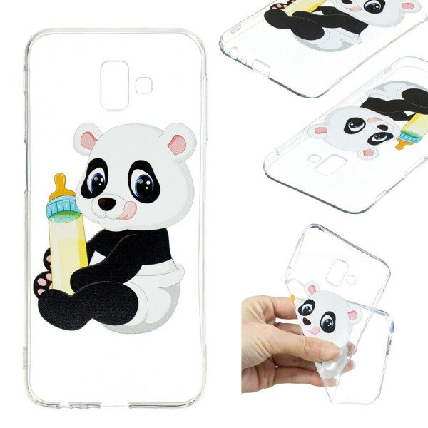 Силиконовый (TPU) чехол Deexe Pretty Glossy для Samsung Galaxy J6+ (J610) - Panda Holding a Bottle
Силиконовый (TPU) чехол Deexe Pretty Glossy для Samsung Galaxy J6+ (J610) - Panda Holding a Bottle