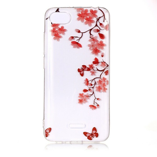 Силиконовый (TPU) чехол Deexe Pretty Glossy для Xiaomi Redmi 6A - Flowers and Butterflies 
Силиконовый (TPU) чехол Deexe Pretty Glossy для Xiaomi Redmi 6A - Flowers and Butterflies