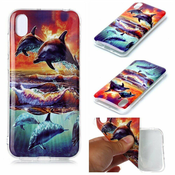 Силиконовый (TPU) чехол Deexe Life Style для Huawei Y5 (2019) / Honor 8S / Honor 8S Prime - Dolphins
Силиконовый (TPU) чехол Deexe Life Style для Huawei Y5 (2019) / Honor 8S / Honor 8S Prime - Dolphins