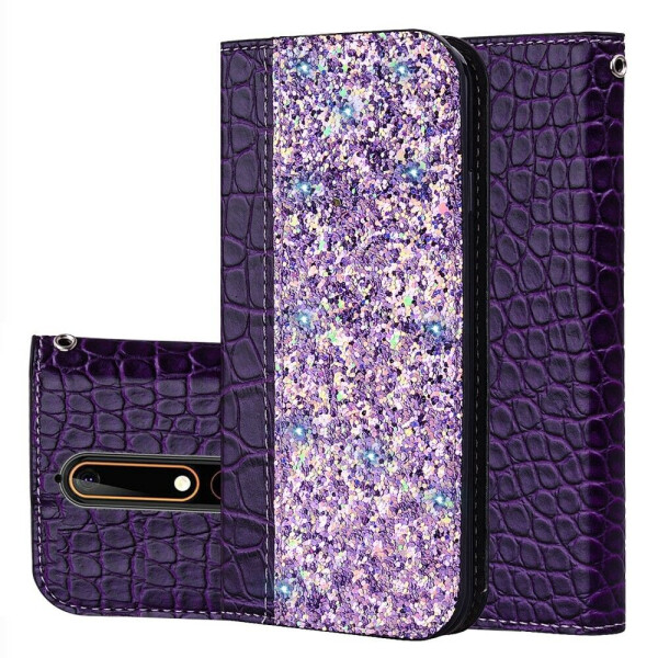 Чехол-книжка Deexe Glittery Crocodile для Nokia 6 (2018) / Nokia 6.1 - Dark Purple
Чехол-книжка Deexe Glittery Crocodile для Nokia 6 (2018) / Nokia 6.1 - Dark Purple