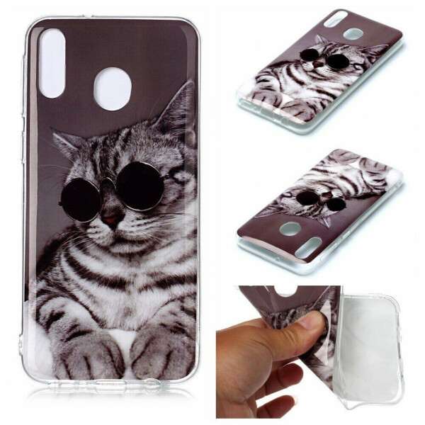 Силиконовый (TPU) чехол Deexe Life Style для Samsung Galaxy M20 (M205) - Cat Wearing Glasses
Силиконовый (TPU) чехол Deexe Life Style для Samsung Galaxy M20 (M205) - Cat Wearing Glasses