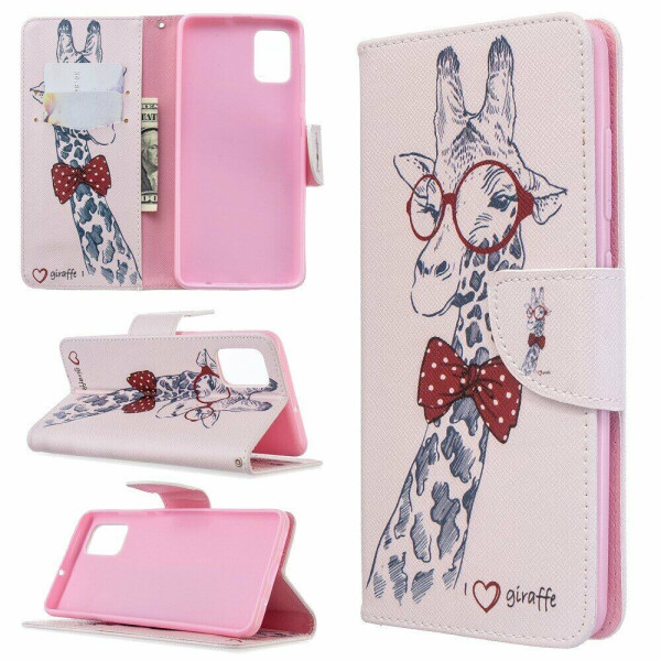Чехол-книжка Deexe Color Wallet для Samsung Galaxy A51 (А515) - Adorable Giraffe Wearing Glasses
Чехол-книжка Deexe Color Wallet для Samsung Galaxy A51 (А515) - Adorable Giraffe Wearing Glasses