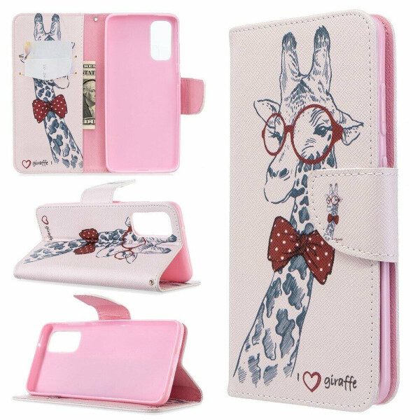 Чехол-книжка Deexe Color Wallet для Samsung Galaxy S20 (G980) - Adorable Giraffe Wearing Glasses
Чехол-книжка Deexe Color Wallet для Samsung Galaxy S20 (G980) - Adorable Giraffe Wearing Glasses
