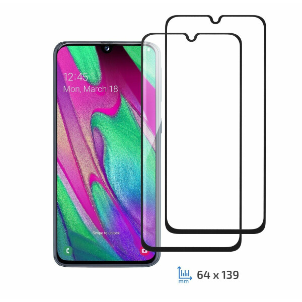 Комплект защитных стекол (2 в 1) 2E Basic Full Glue для Samsung Galaxy A40 (А405) - Black
Комплект защитных стекол (2 в 1) 2E Basic Full Glue для Samsung Galaxy A40 (А405) - Black