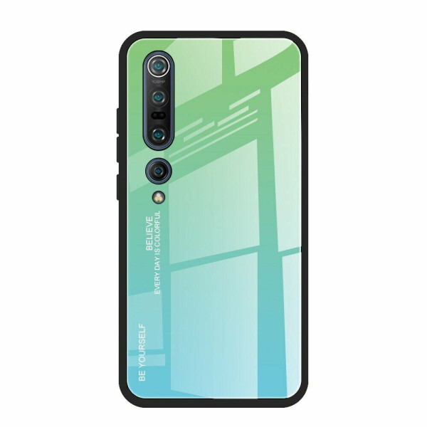Защитный чехол Deexe Gradient Color для Xiaomi Mi 10 / Mi 10 Pro - Cyan / Blue