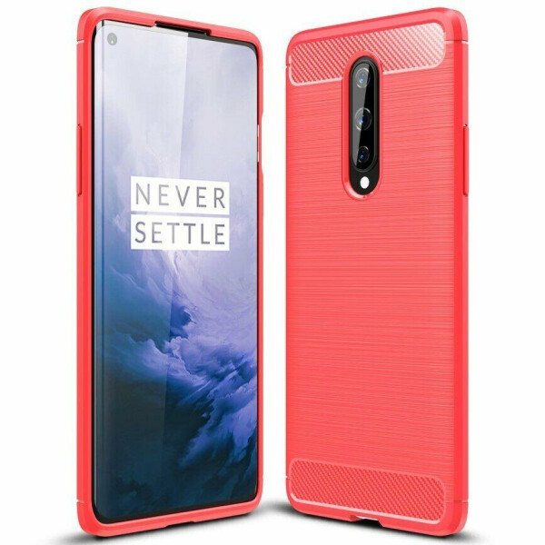 Защитный чехол UniCase Carbon для OnePlus 8 - Red 
Защитный чехол UniCase Carbon для OnePlus 8 - Red