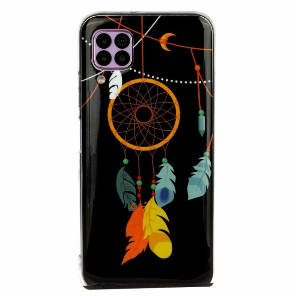 Силиконовый (TPU) чехол Deexe LumiCase для Huawei P40 Lite - Dream Catcher