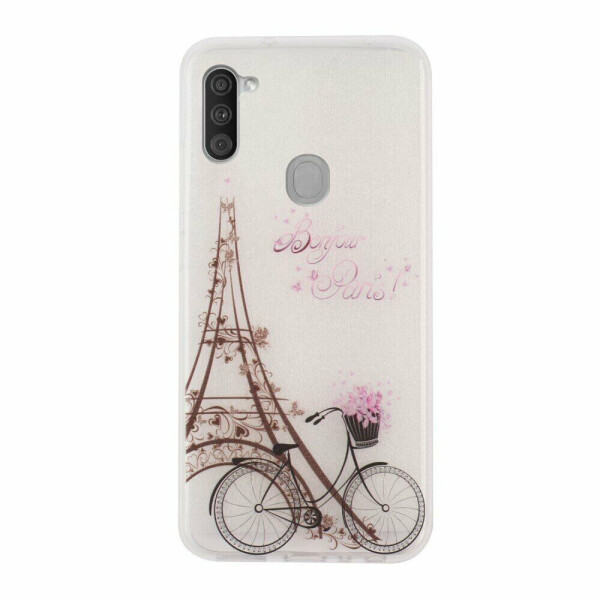 Силиконовый (TPU) чехол Deexe Pretty Glossy для Samsung Galaxy M11 (M115) - Eiffel Tower and Bicycle
Силиконовый (TPU) чехол Deexe Pretty Glossy для Samsung Galaxy M11 (M115) - Eiffel Tower and Bicycle