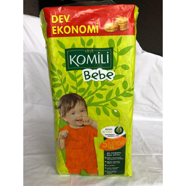 Подгузники Komili Bebe - ADVANTAGE JUNIOR - с Оливковым Маслом (11-25 кг) 48 шт (Турция)
Подгузники Komili Bebe - ADVANTAGE JUNIOR - с Оливковым Маслом (11-25 кг) 48 шт (Турция)