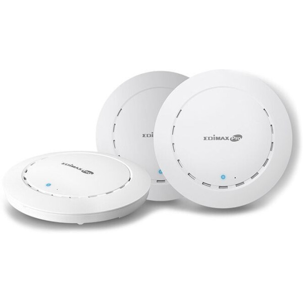 Edimax Office 1-2-3 (3-pack, AC1300, PoE, Ceiling, 1xGE, Wave 2, MU-MIMO, Airtime Fairness, 26dBm)
Edimax Office 1-2-3 (3-pack, AC1300, PoE, Ceiling, 1xGE, Wave 2, MU-MIMO, Airtime Fairness, 26dBm)