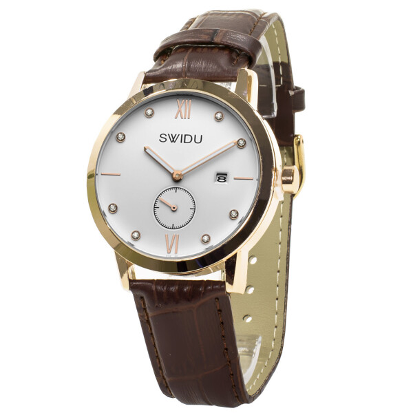 Мужские часы SWIDU SWI-018 Brown + White кварцевые мужские с двумя циферблатами наручные с камнями
Мужские часы SWIDU SWI-018 Brown + White кварцевые мужские с двумя циферблатами наручные с камнями