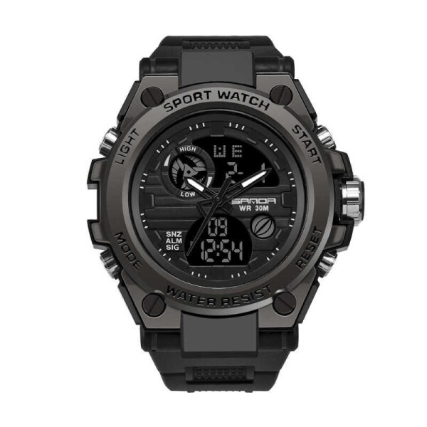 Часы наручные мужские SANDA 739 Black с двойным дисплеем спортивные кварцевые влагозащищенные
Часы наручные мужские SANDA 739 Black с двойным дисплеем спортивные кварцевые влагозащищенные