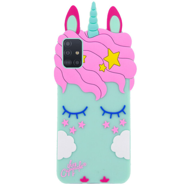 Силиконовая накладка 3D Little Unicorn для Samsung Galaxy A51 (Бирюзовый, Единорог) (906388)
Силиконовая накладка 3D Little Unicorn для Samsung Galaxy A51 (Бирюзовый, Единорог) (906388)