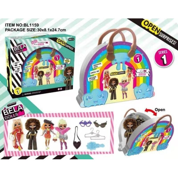 Игровой набор кукла Bella Dolls сумка д/девочек в кот. кукла 17,5см+сюрпризы: одежда, украшения, аксесс, в кор.30*8*25см /36-2/
Игровой набор кукла Bella Dolls сумка д/девочек в кот. кукла 17,5см+сюрпризы: одежда, украшения, аксесс, в кор.30*8*25см /36-2/