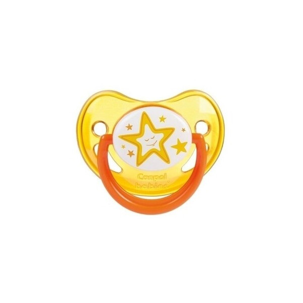Силиконовая анатомическая пустышка Canpol babies Night dreams, 0-6 мес., желтый (22/500)
Силиконовая анатомическая пустышка Canpol babies Night dreams, 0-6 мес., желтый (22/500)