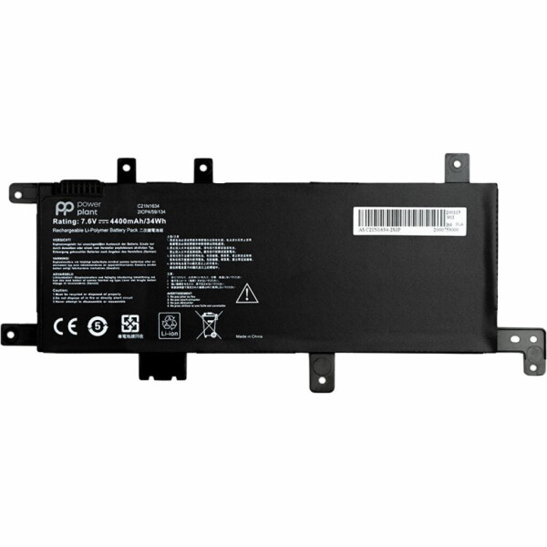 Аккумулятор для ноутбука ASUS VivoBook A580U (C21N1634) 7.6V 4400mAh PowerPlant (NB431144)
Аккумулятор для ноутбука ASUS VivoBook A580U (C21N1634) 7.6V 4400mAh PowerPlant (NB431144)