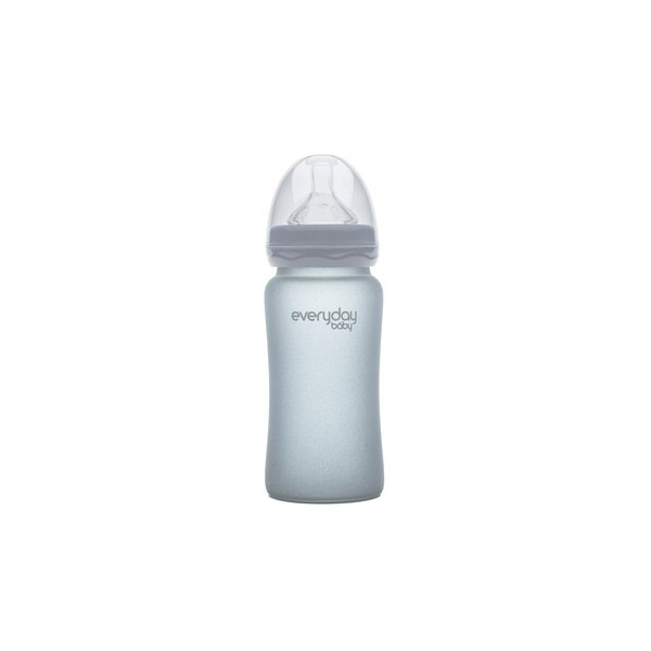 Стеклянная бутылочка для кормления Everyday Baby с силиконовой защитой, 240 мл, серый (10231)
Стеклянная бутылочка для кормления Everyday Baby с силиконовой защитой, 240 мл, серый (10231)