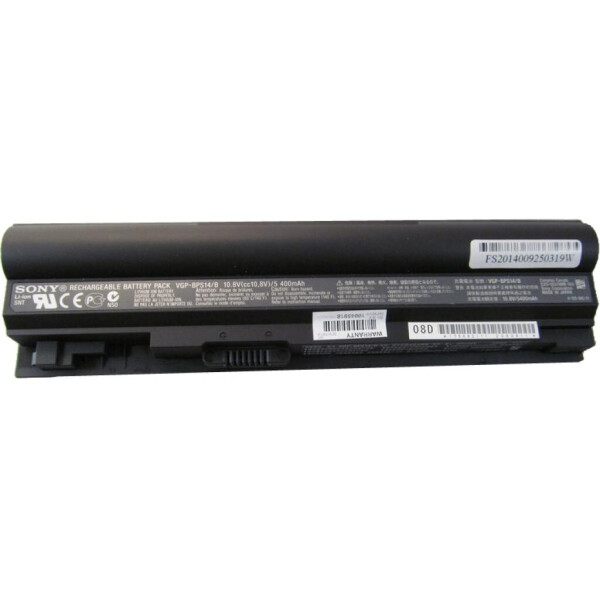 Аккумулятор для ноутбука SONY Sony VGP-BPS14 Vaio VGN-TT 5400mAh 6cell 10.8V Li-ion (A41694)
Аккумулятор для ноутбука SONY Sony VGP-BPS14 Vaio VGN-TT 5400mAh 6cell 10.8V Li-ion (A41694)