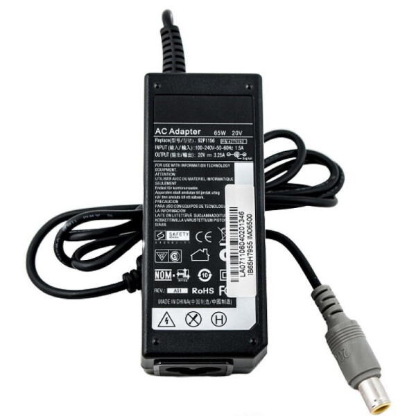 Блок питания к ноутбуку PowerPlant IBM/LENOVO 220V, 20V 65W 3.25A (7.9x5.5) (IB65H7955)
Блок питания к ноутбуку PowerPlant IBM/LENOVO 220V, 20V 65W 3.25A (7.9x5.5) (IB65H7955)