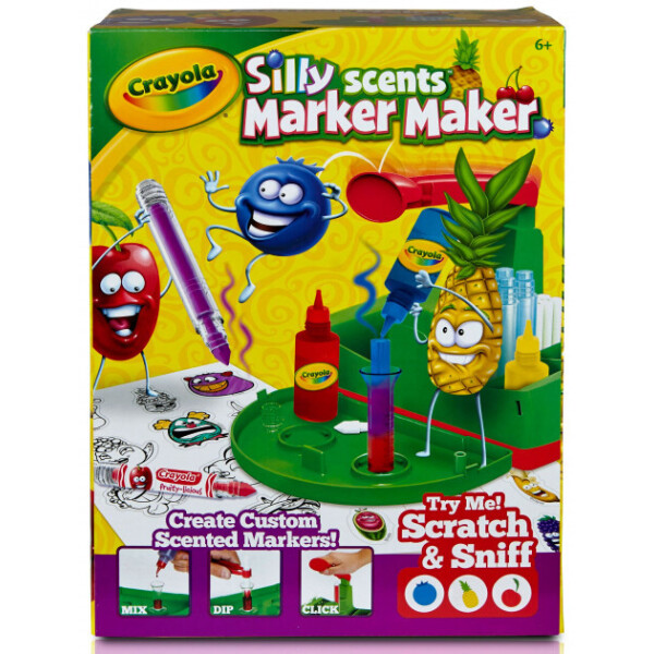 Набор Crayola Silly Scents Marker Maker для изготовления ароматизированных фломастеров (74-7242)
Набор Crayola Silly Scents Marker Maker для изготовления ароматизированных фломастеров (74-7242)