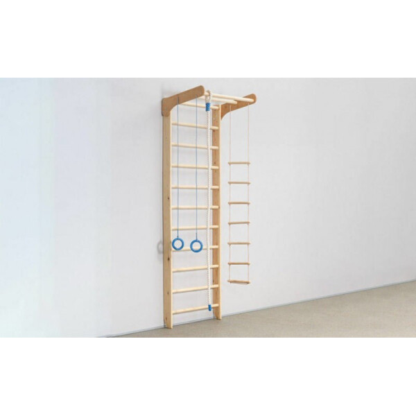 Шведская стенка с несъёмным турником и детским навесным набором Kinder Wood-2-240 L-6792
Шведская стенка с несъёмным турником и детским навесным набором Kinder Wood-2-240 L-6792