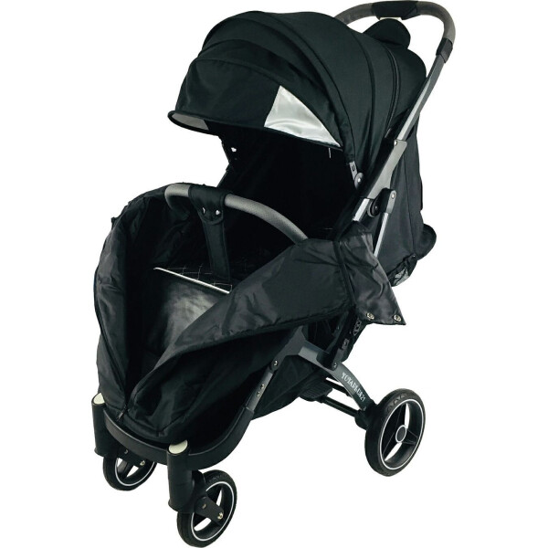 Детская коляска прогулочная Yoya Plus Pro 21 на молнии с Конвертом на флисе Черная 
Детская коляска прогулочная Yoya Plus Pro 21 на молнии с Конвертом на флисе Черная