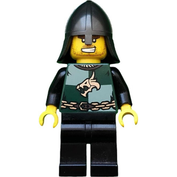 LEGO Castle Kingdoms - Dragon Knight Quarters, Helmet with Neck Protector, Bared Teeth (cas439)
LEGO Castle Kingdoms - Dragon Knight Quarters, Helmet with Neck Protector, Bared Teeth (cas439)