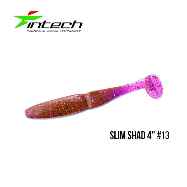 Приманка Intech Slim Shad 4 "(5 шт) (#13)