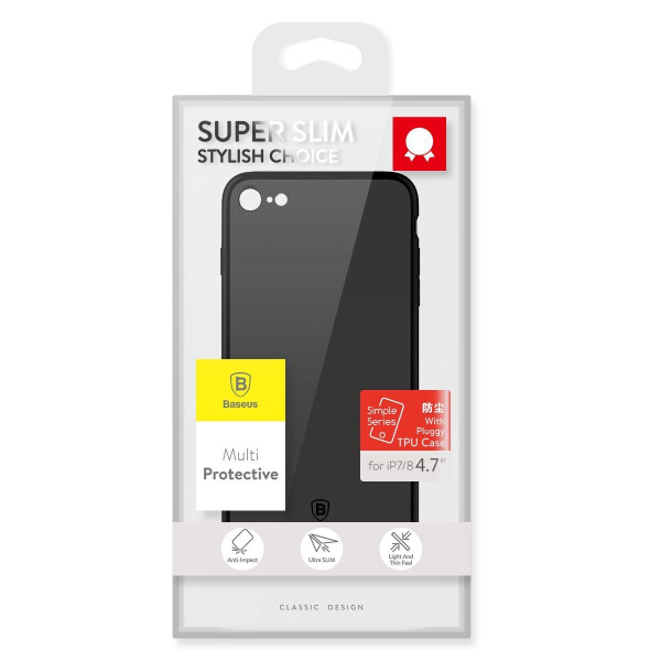 Чехол-накладка Silicone Baseus Simplicity Series (dust-free) для Apple iPhone 7 / 8 (dark)
Чехол-накладка Silicone Baseus Simplicity Series (dust-free) для Apple iPhone 7 / 8 (dark)