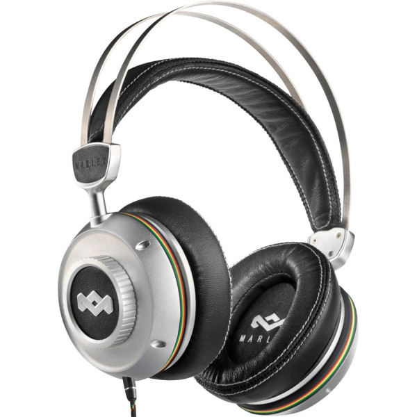 Наушники MARLEY Trenchtown Rock Iron Over-Ear Mic Silver (EM-DH003-IO)