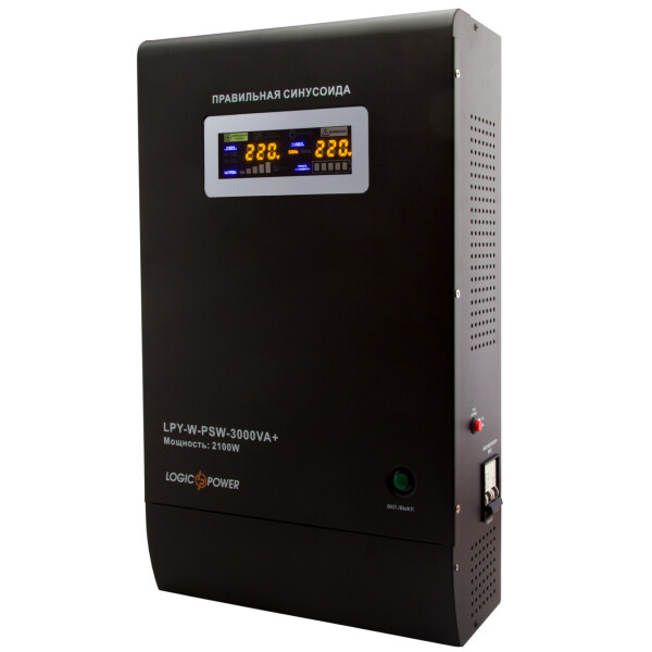 ИБП с правильной синусоидой LogicPower LPY-W-PSW-3000VA+ (2100W) 10A/15A 48V для котлов и аварийного освещения
ИБП с правильной синусоидой LogicPower LPY-W-PSW-3000VA+ (2100W) 10A/15A 48V для котлов и аварийного освещения
