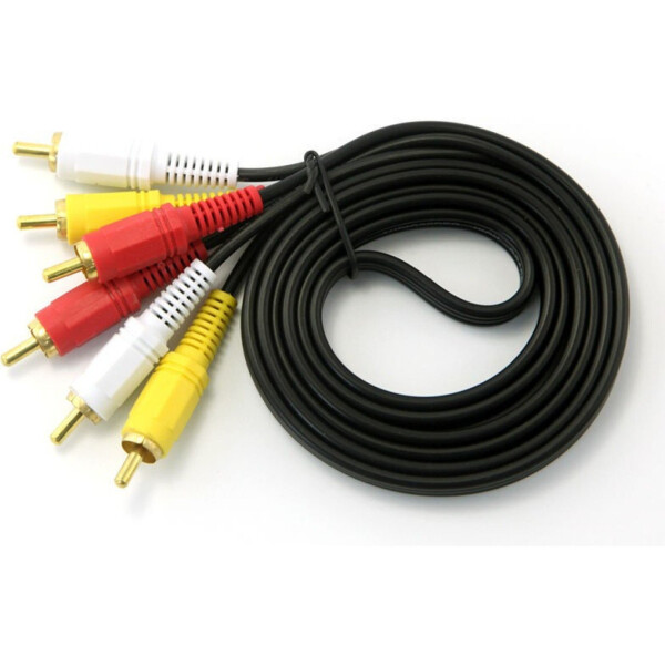 Кабель Audio-Video 3хRCA (папа) 3хRCA (папа), GOLD connector, CU, круглый, Black, 5,0 м, (Пакет) Q200
Кабель Audio-Video 3хRCA (папа) 3хRCA (папа), GOLD connector, CU, круглый, Black, 5,0 м, (Пакет) Q200