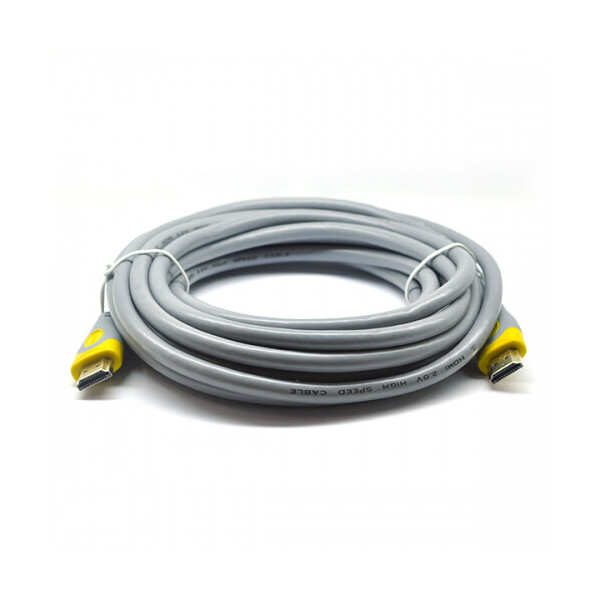 Кабель HDMI-HDMI V-Link High Speed 15.0m, v2,0, OD-8.2mm, круглий Grey, коннектор Grey/Yellow, (Пакет), Q25
Кабель HDMI-HDMI V-Link High Speed 15.0m, v2,0, OD-8.2mm, круглий Grey, коннектор Grey/Yellow, (Пакет), Q25