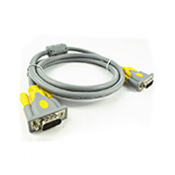 Кабель VGA 3+6 HIGH SPEED 5m, male to male (папа-папа), 1 феррит, серо-желтый, кулёк 1080P Q50
Кабель VGA 3+6 HIGH SPEED 5m, male to male (папа-папа), 1 феррит, серо-желтый, кулёк 1080P Q50