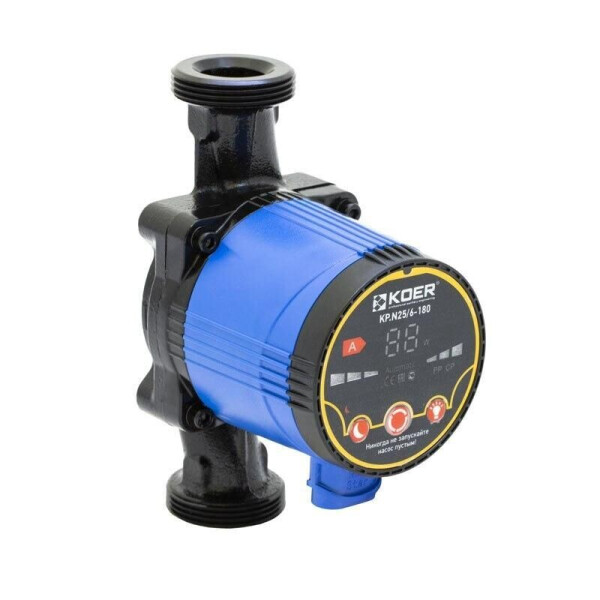 Насос циркуляционный центробеж. энергосберег. KOER KP.N25/6-180 (с гайками, кабелем и вилкой) (KP02
Насос циркуляционный центробеж. энергосберег. KOER KP.N25/6-180 (с гайками, кабелем и вилкой) (KP02